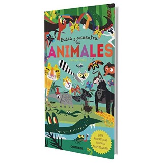 BUSCA Y ENCUENTRA LOS ANIMALES. ¡CON FANTÁSTICAS ESCENAS DESPLEGABLES!.